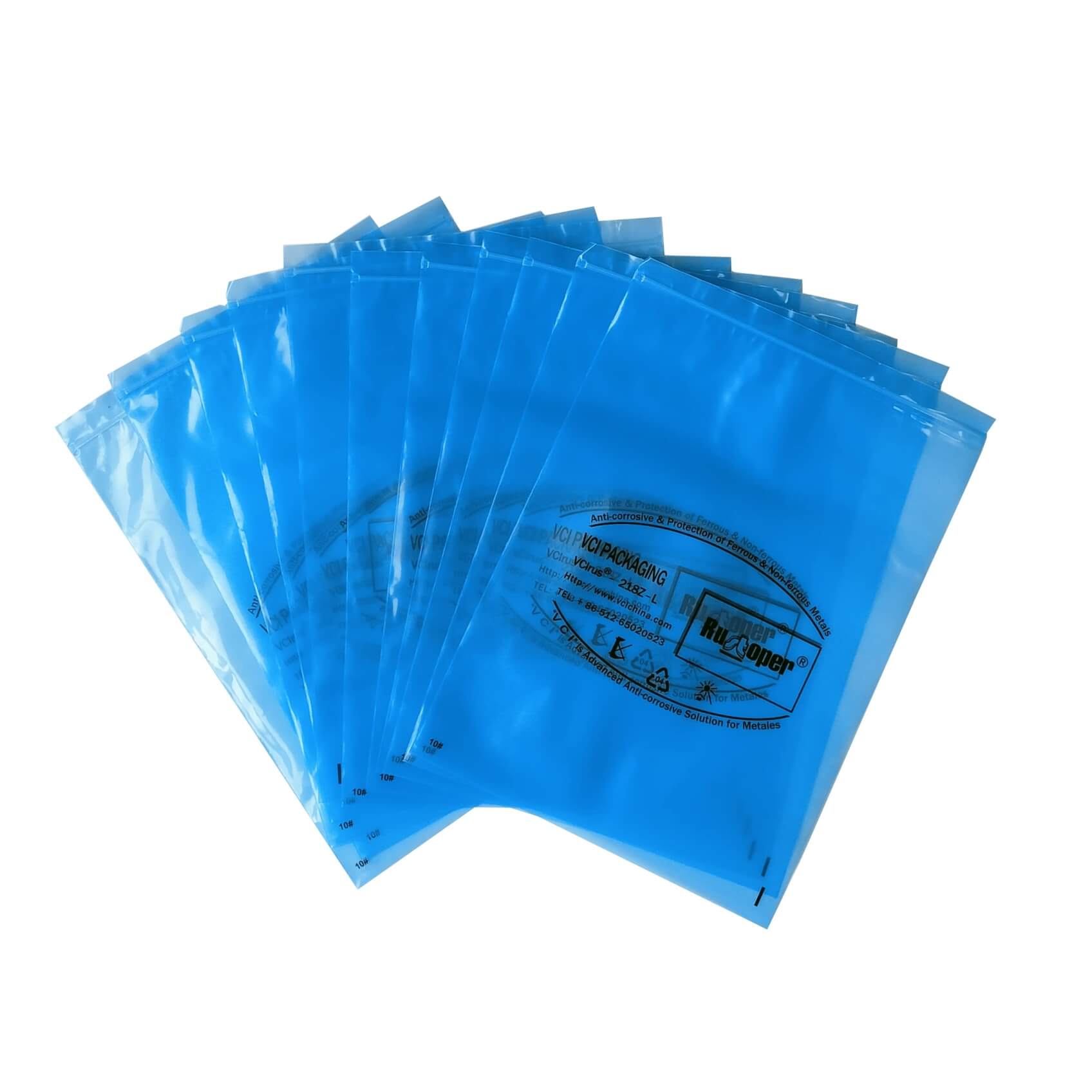 Corrosion Resistant Zipper Bags